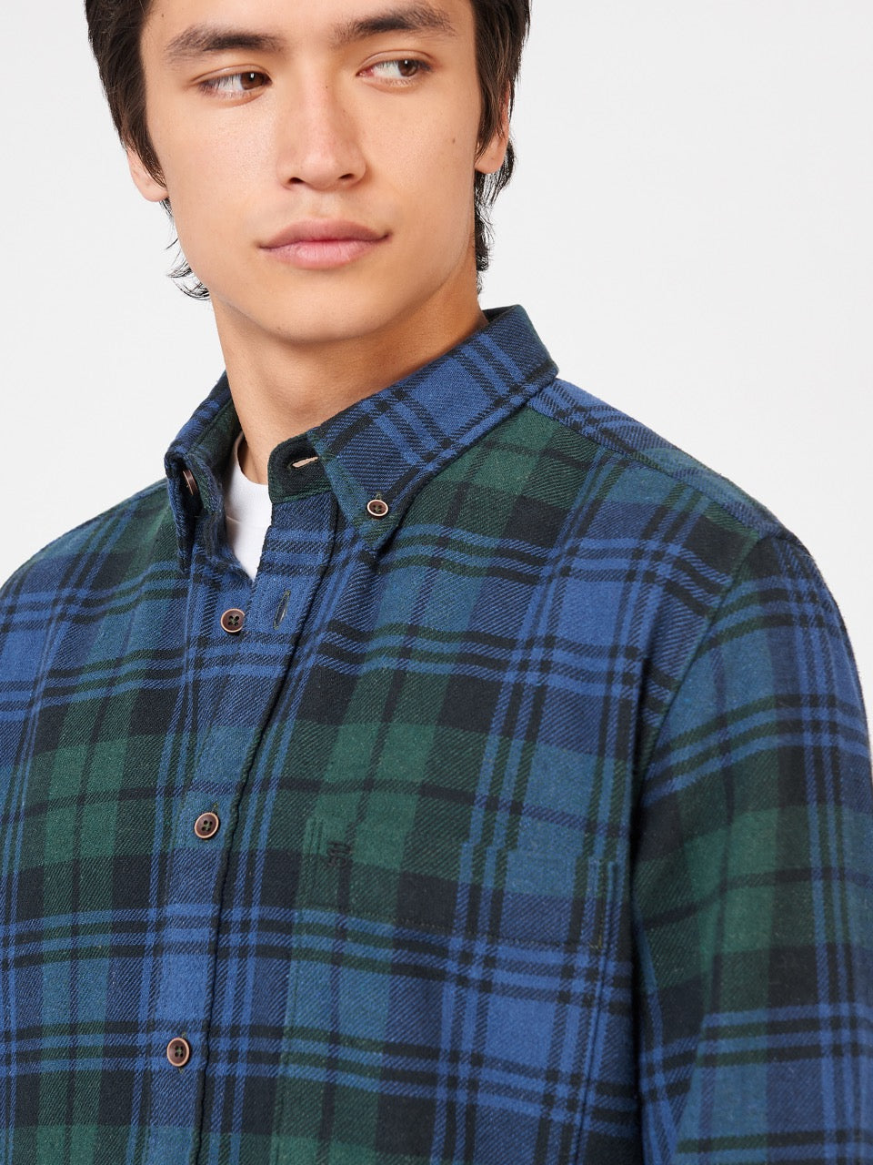 Chemises Ben Sherman Signature Tartan Check Vert | MSJ-93907774